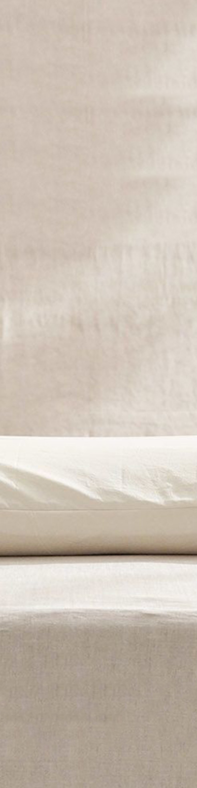 Wide Dust-Free 60 Count Pillowcase - Cream