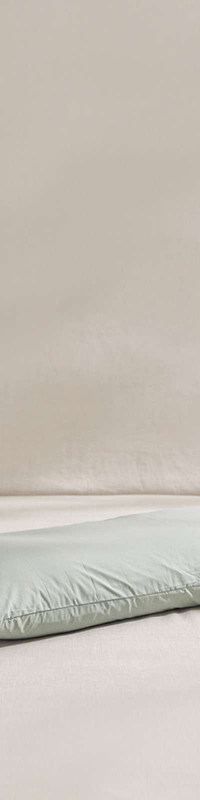 Wide Silky Cotton 100-Thread Pillowcase - Mint