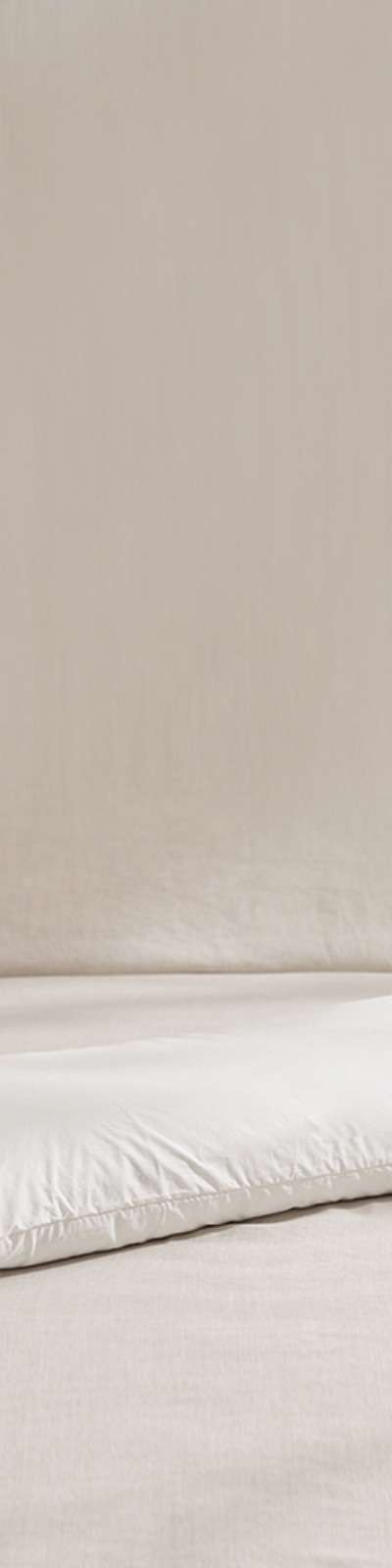 Wide Silky Cotton 100-Count Pillowcase - White
