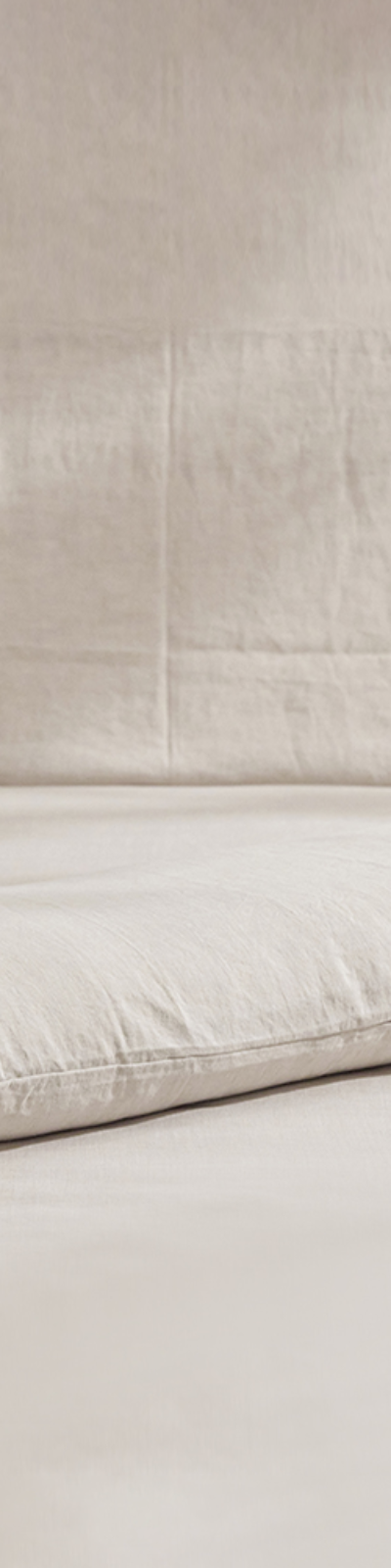 Wide Premium Linen Pillow Cover - Oatmeal