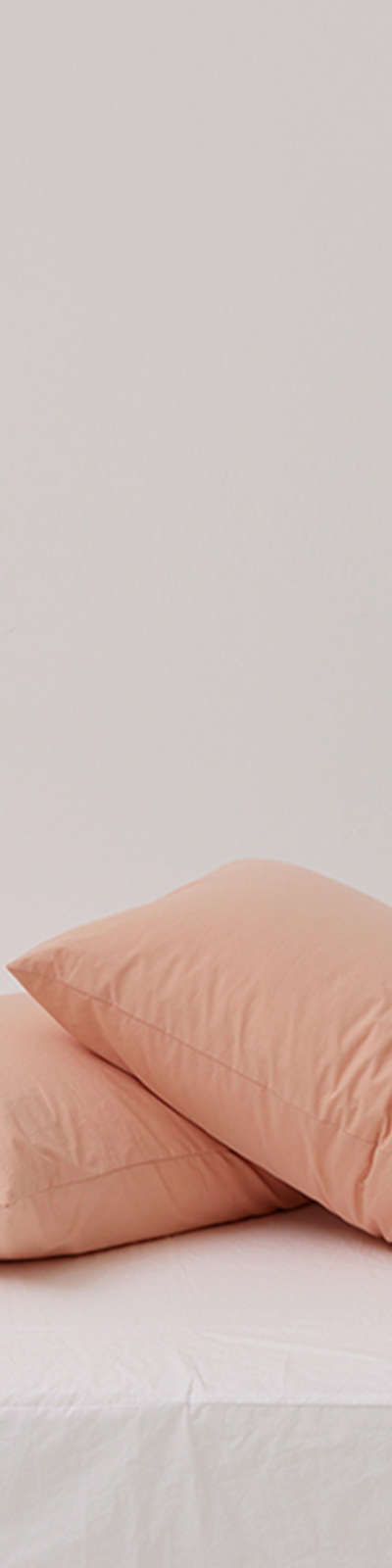 Silky Cotton 60s Pillowcase - Pink Beige