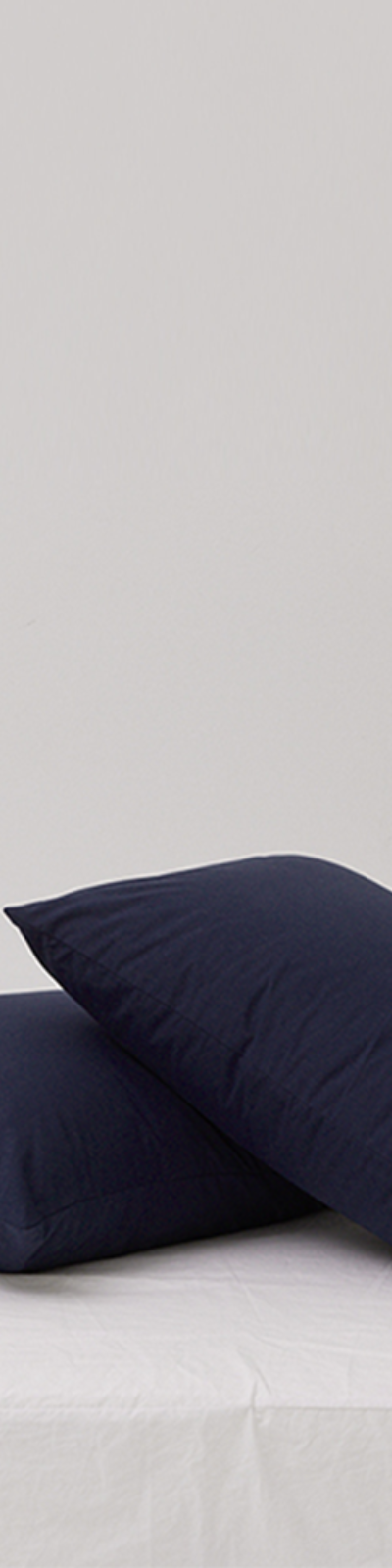 Silky Cotton 60s Pillowcase - Navy