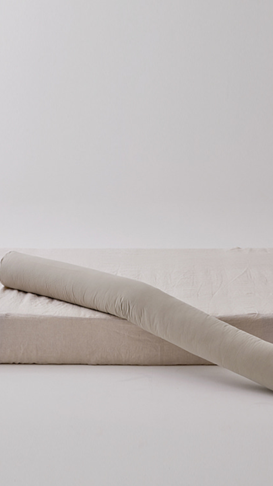 Dust-Free 60-Count Long Cylindrical Cushion Cover - Mint Gray