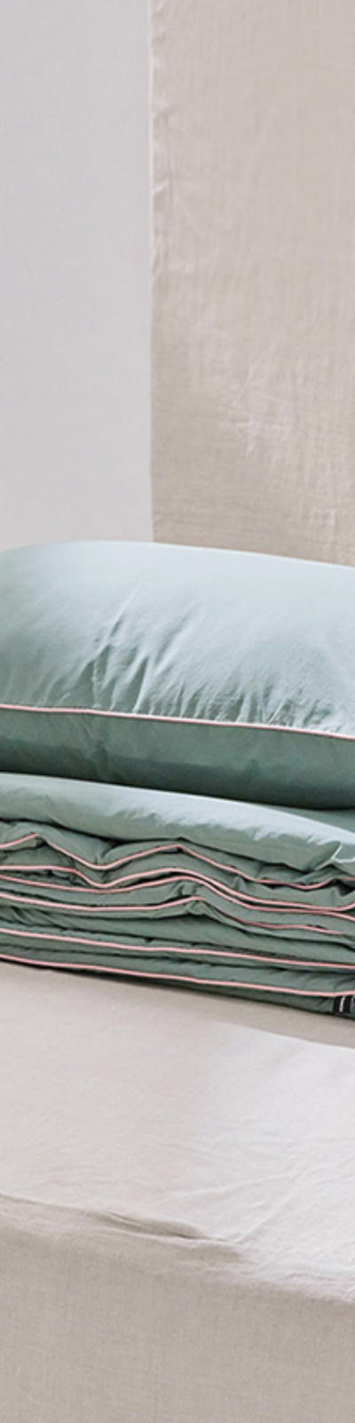 Silky Cotton Harmony Bedding Set - Dusty Green