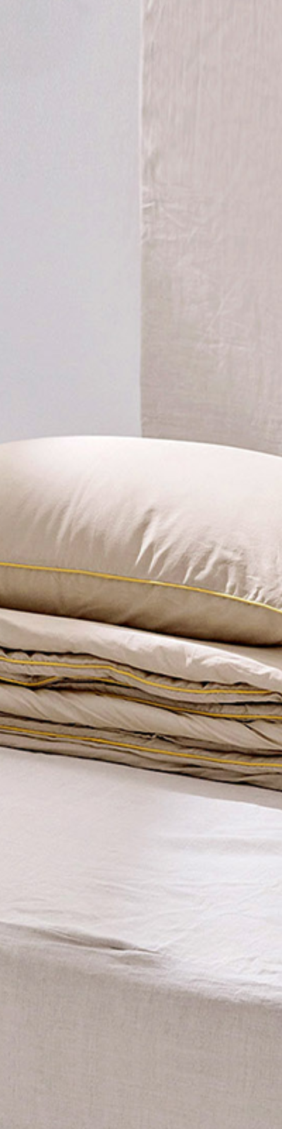Silky Cotton Harmony Bedding Set - Beige
