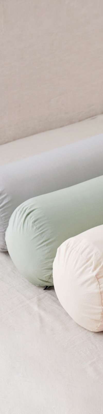 Silky Cotton Cylindrical Bolster Cushion Cover