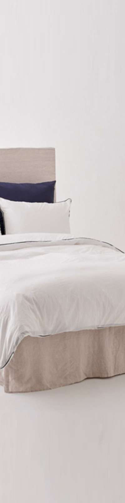 Silky Cotton Harmony Bedding Set - White
