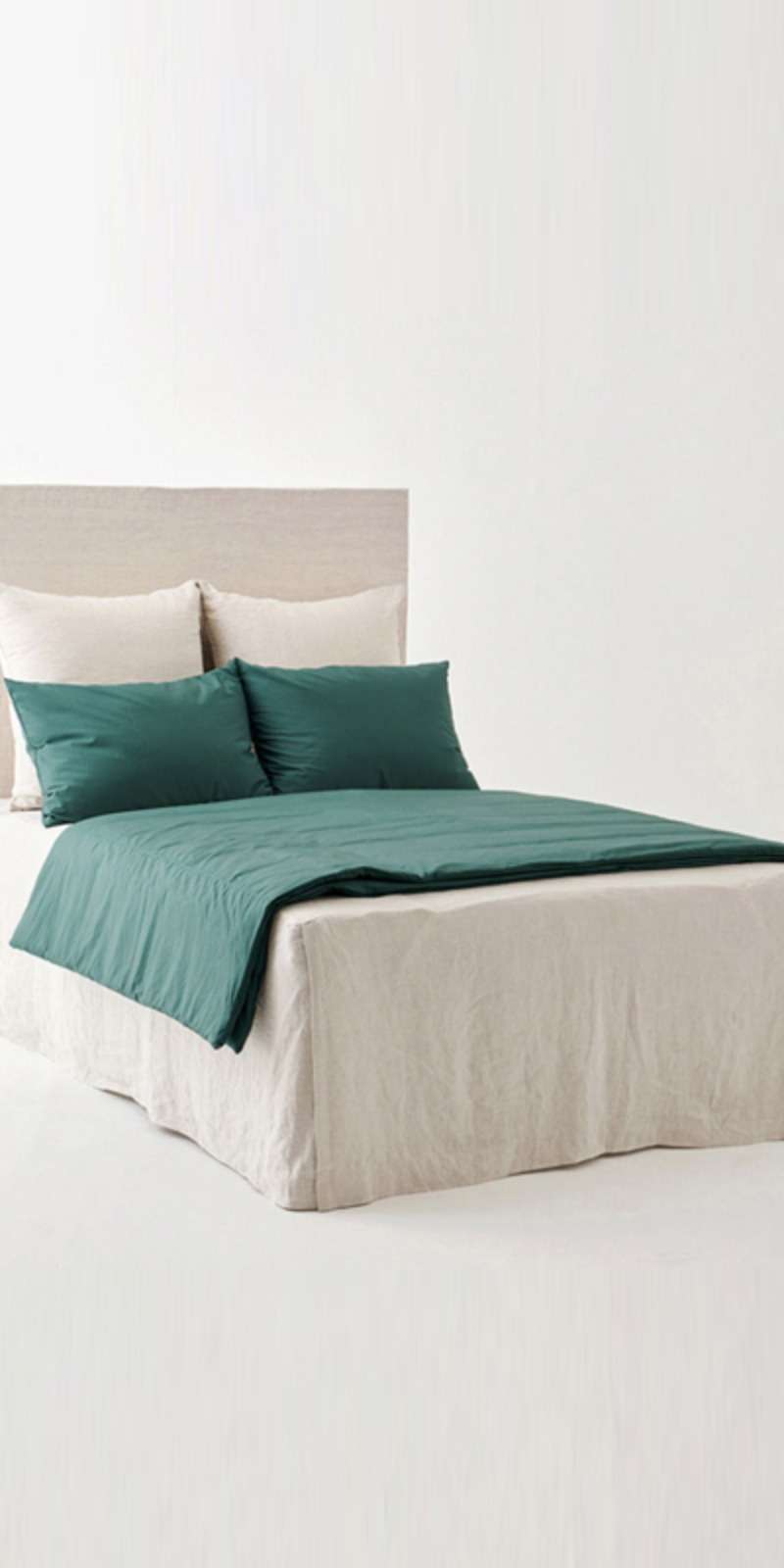 Silky Cotton 100 Count Bedding Set - City Green