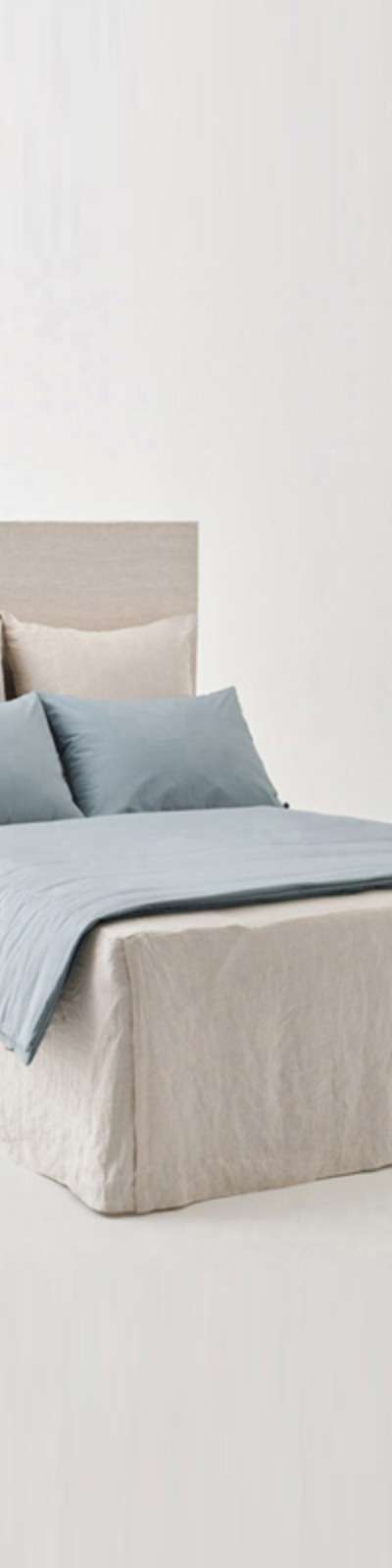 Silky Cotton 100 Thread Count Bedding Set - Grayish Ocean Blue