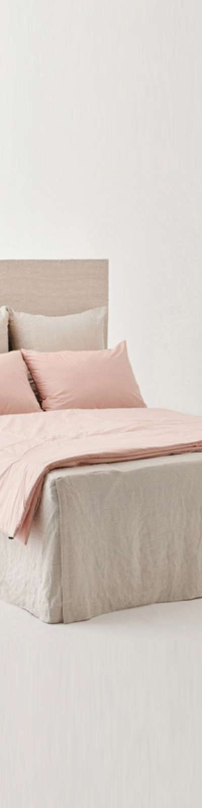 Silky Cotton 100s Bedding Set - Pink Beige