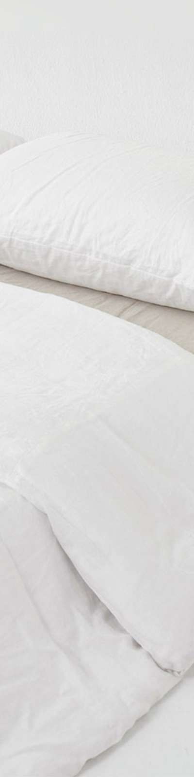 Premium Linen Bedding Set - Cream White