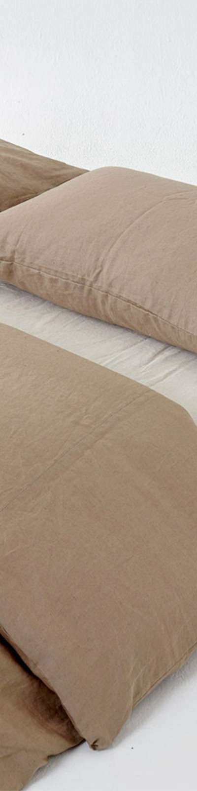 Premium Linen Bedding Set - Latte