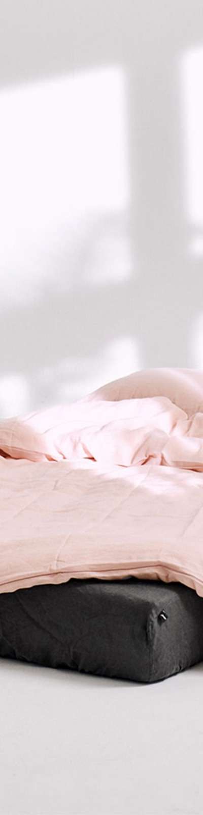 Premium Linen Bedding Set - Natural Pink Beige
