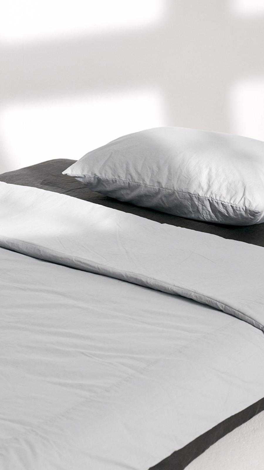 Silky Cotton 100-Thread Bedding Set_Blue Grey