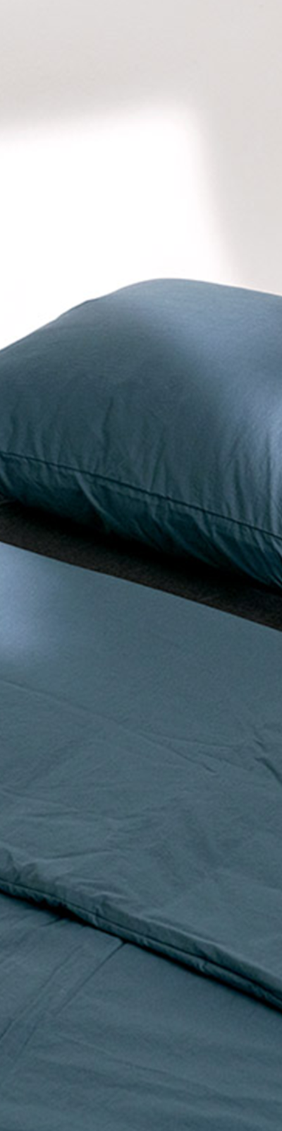 Silky Cotton 100-Count Bedding Set_Teal Blue