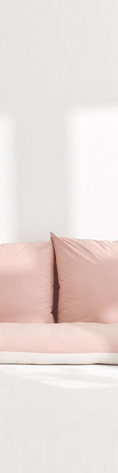 Sofa Pad (Mini Throw Cover) Pink Beige