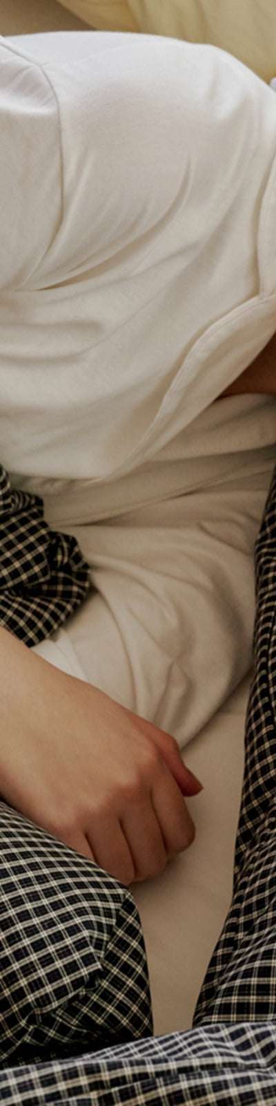 Basic Black Check Bedding Set