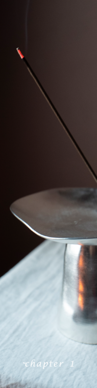 Silver Moon Incense Holder (Made to Order - 3 Months)