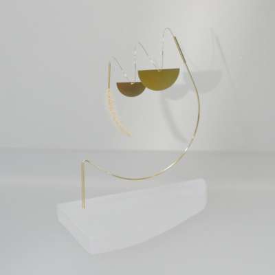 Quiet Corner Stand Mobile Clear