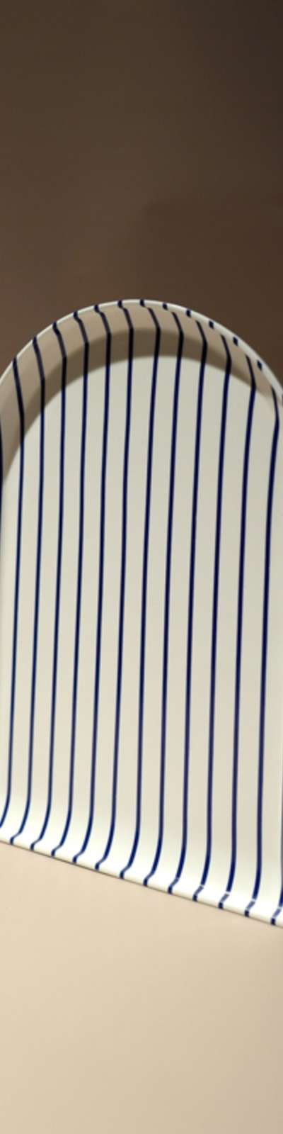Arch Plate Blue Stripe