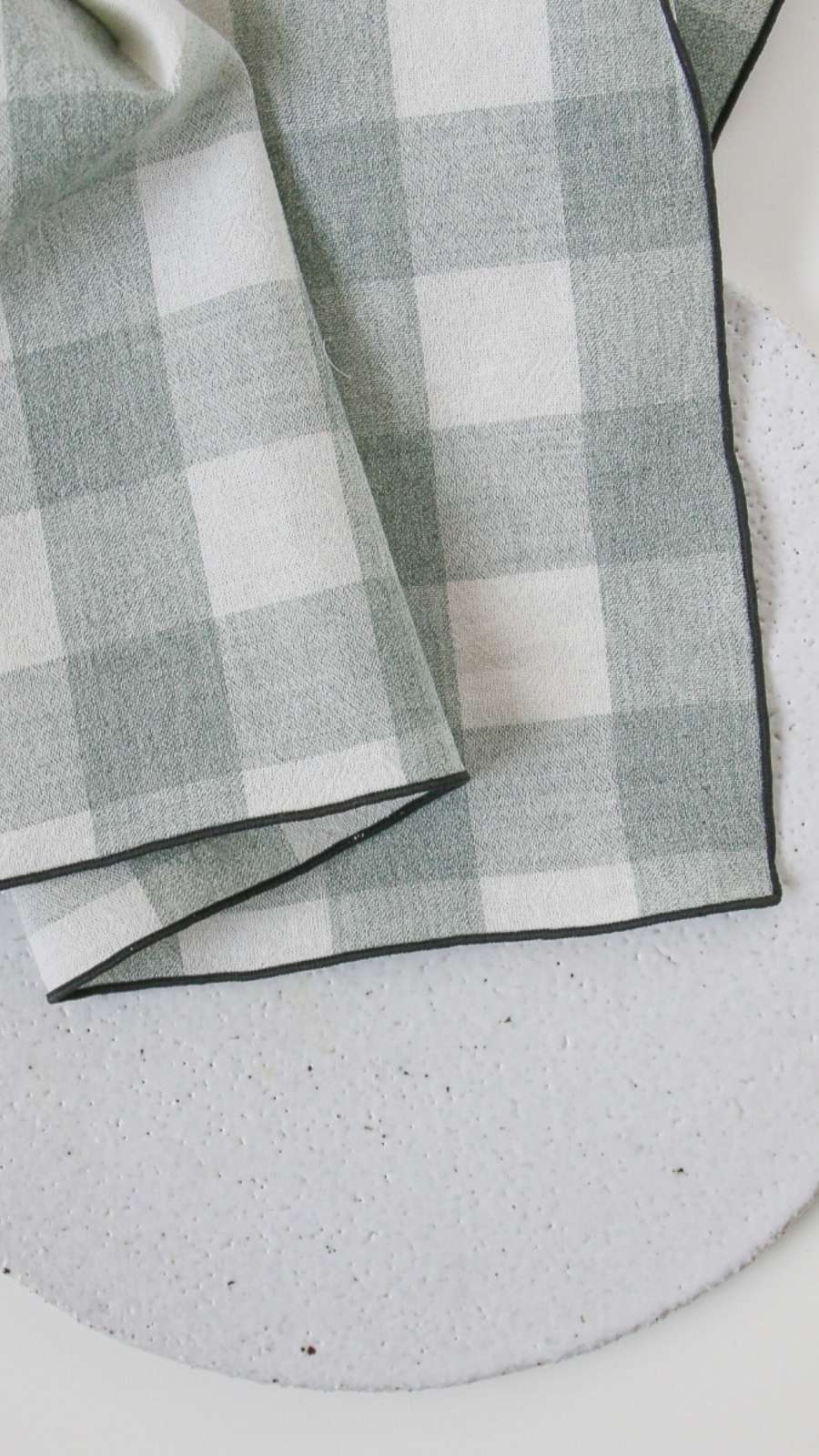 Napkin Set Green Check (2 pieces)
