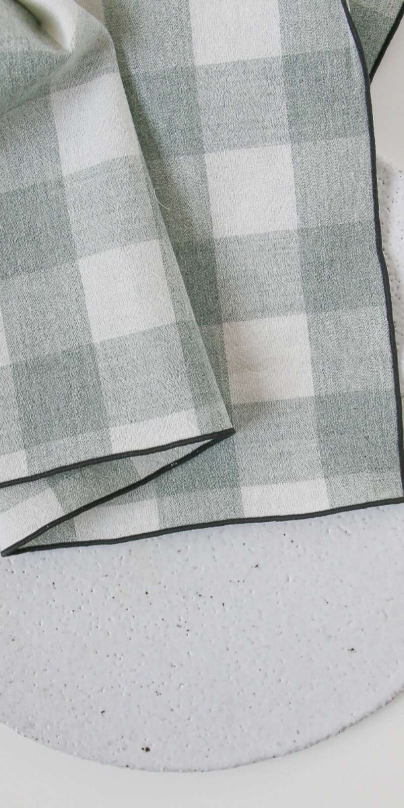 Napkin Set Green Check (2 pieces)
