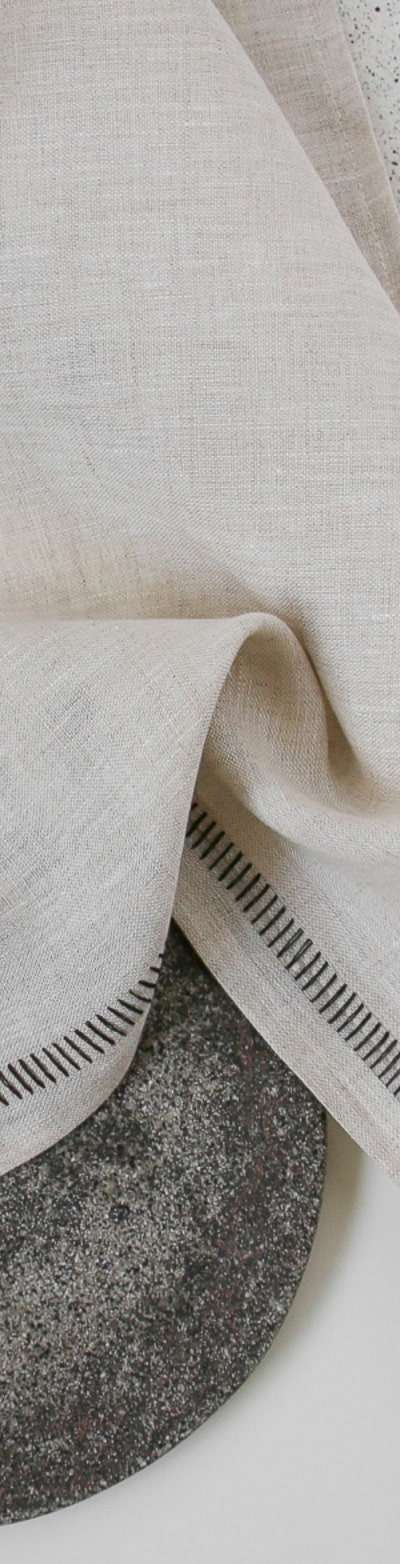 Napkin Set Ivory Stitch (2 Pieces)