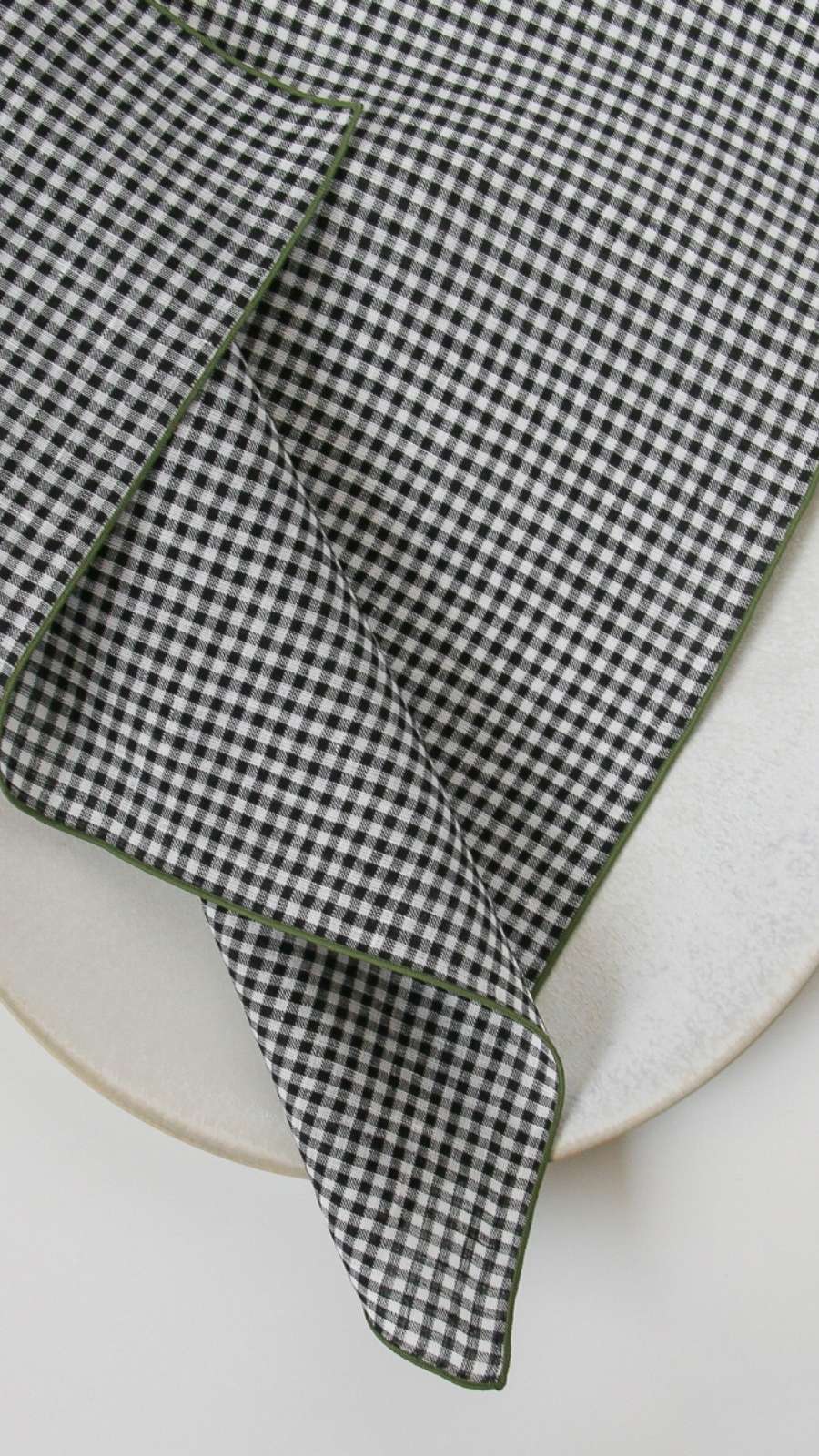 Napkin Set Black Check (2 pieces)
