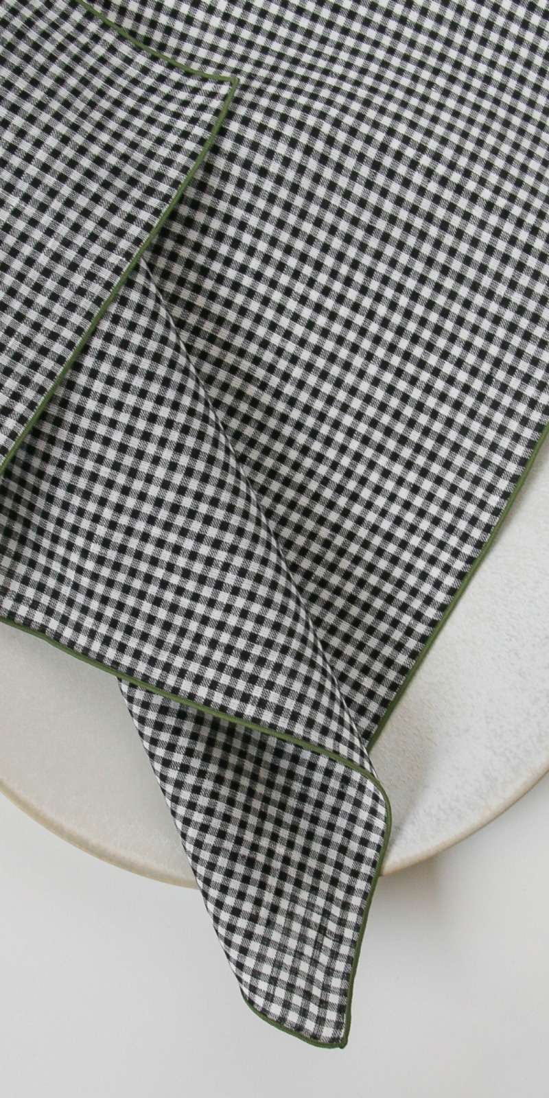Napkin Set Black Check (2 pieces)