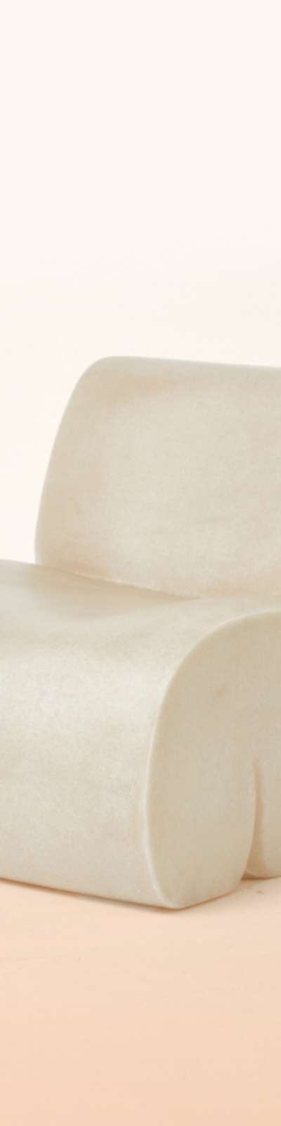 [October 2026 Stock] Curl-Up Lounge Chair - White