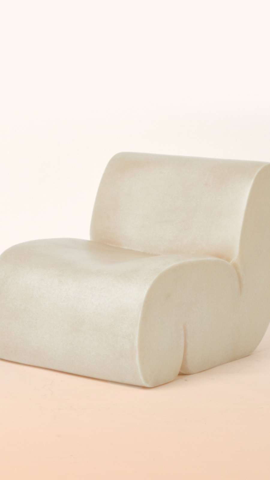 [October 2026 Stock] Curl-Up Lounge Chair - White