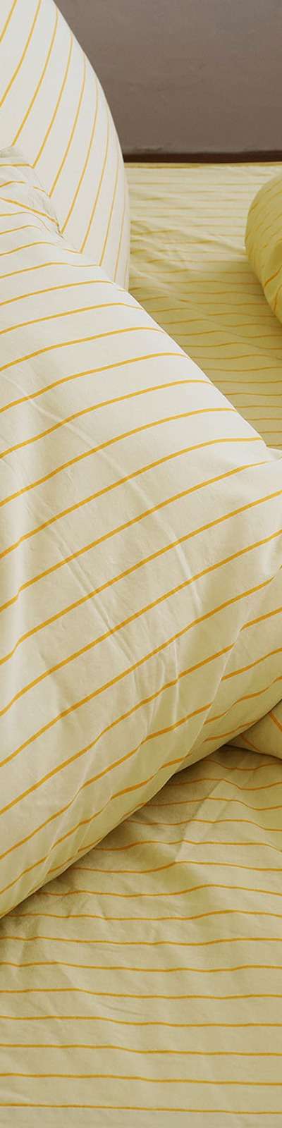 Vivid Stripe Bedding - Lime Yellow