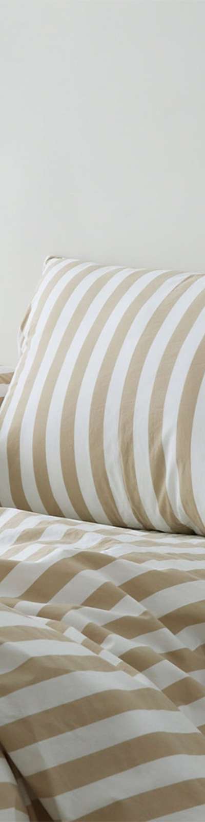 Le Mare Stripe Bedding - Beige