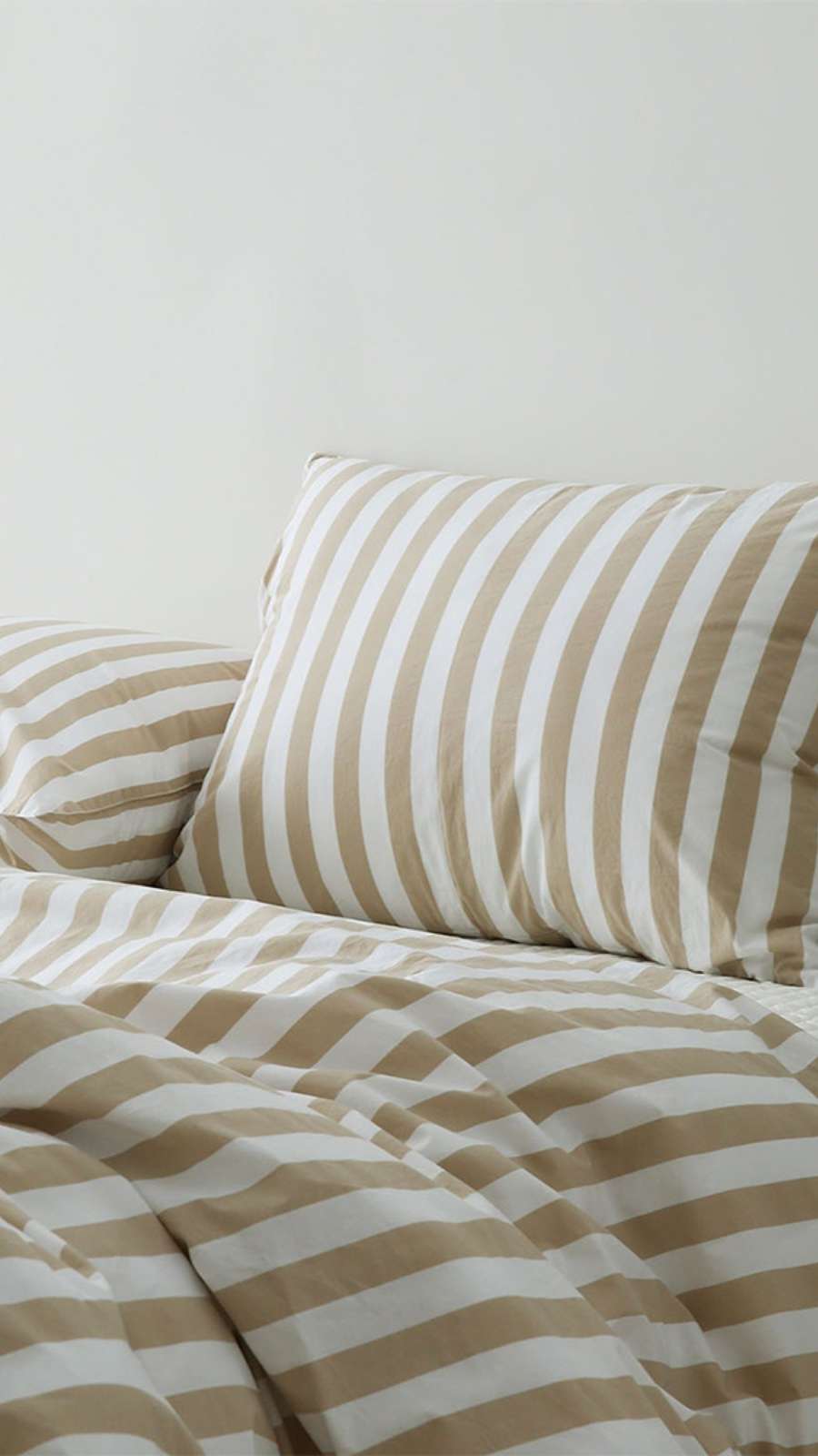 Le Mare Stripe Bedding - Beige