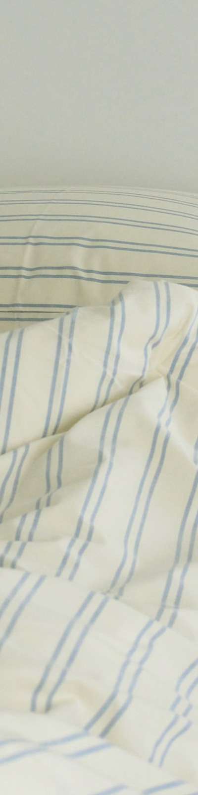 Calming Blue Stripe Bedding Set