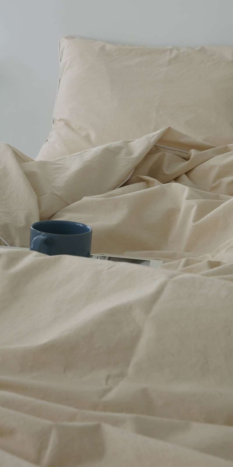 Line Point Bedding Set - Ivory/White