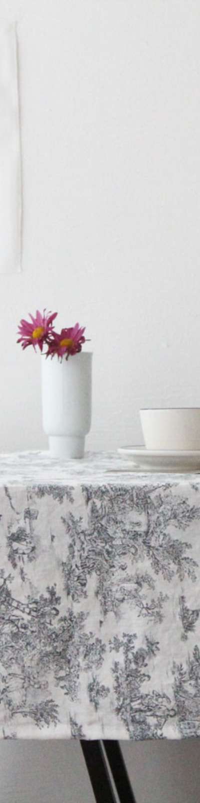 French Linen Mat (Fog Gray)