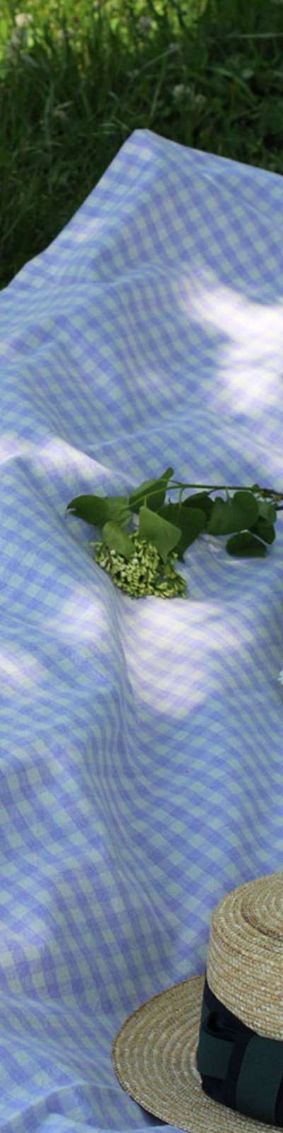 Bruni Check Picnic Mat - Lilac