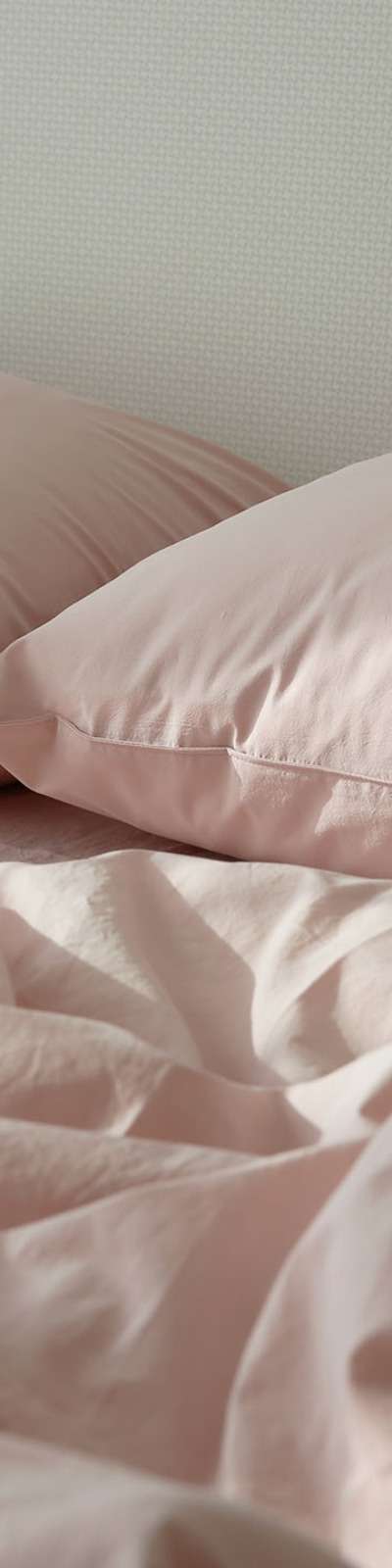 80-Count High-Density Bio-Washed Bedding Set - Light Pink