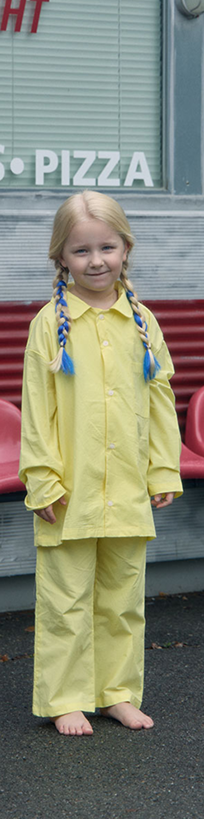 Kids Pajama Set - Vivid Yellow