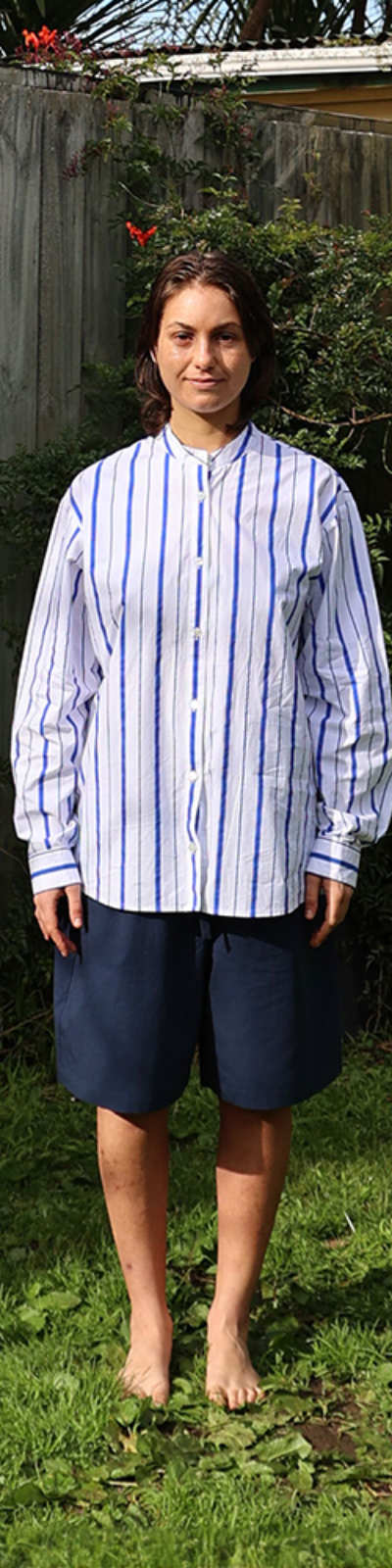 Pajama Set - Stripe Blue/Navy