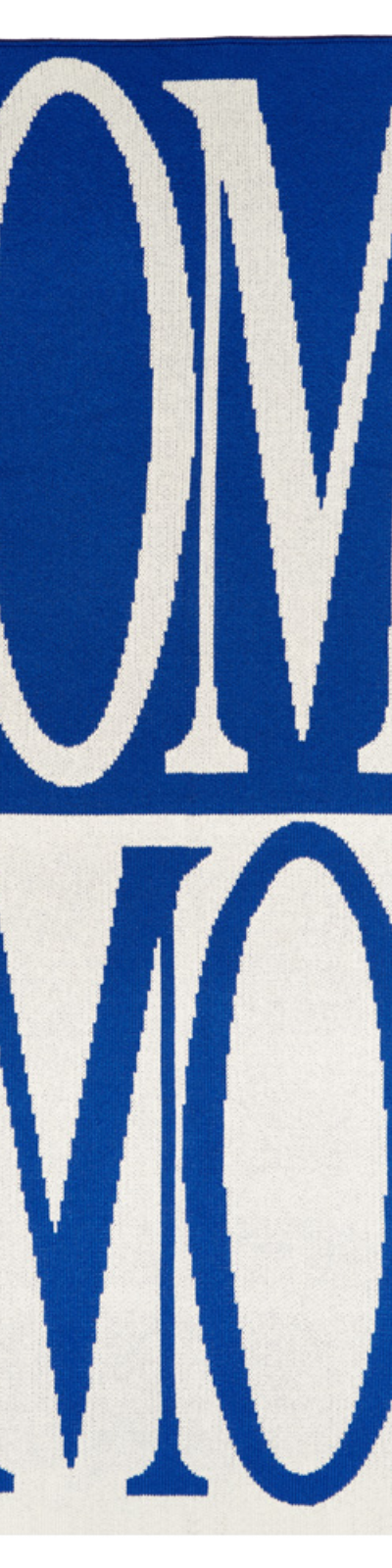 Italian Cotton Blanket - Blue