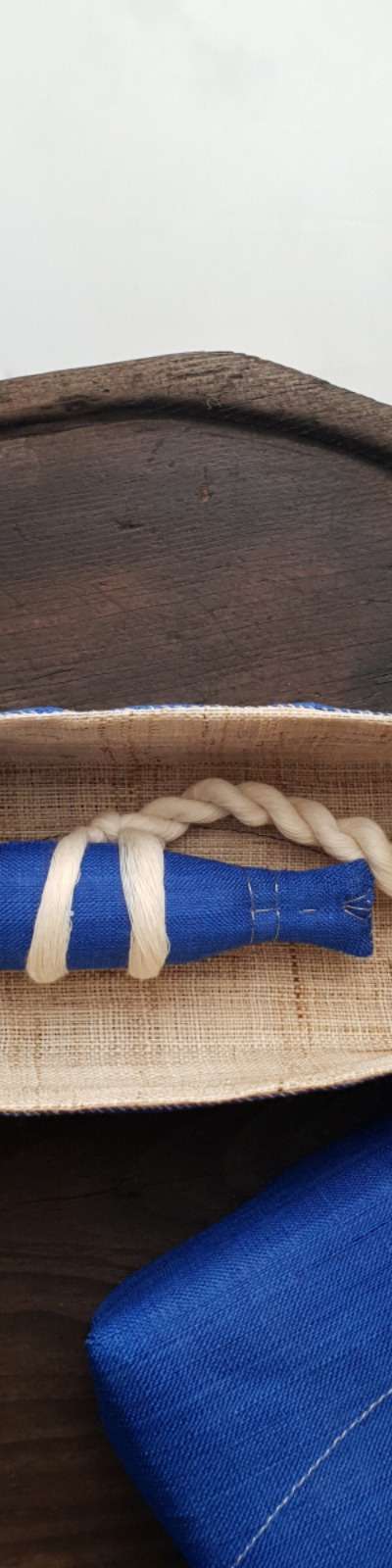 Blue Sea Small Muslin Pollock Evil Eye Pendant