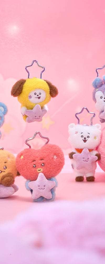 BT21 ザ・ジャーニー パープルスター ぬいぐるみ キーリング