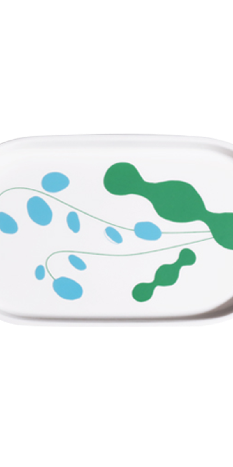 Flower Plate - Sky Blue