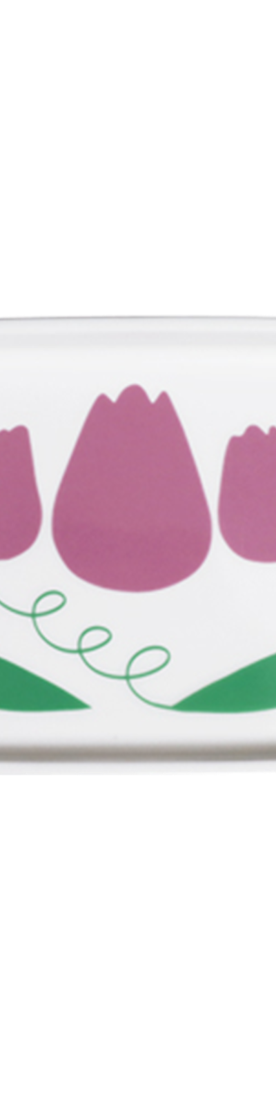 Flower Plate - Purple Tulip