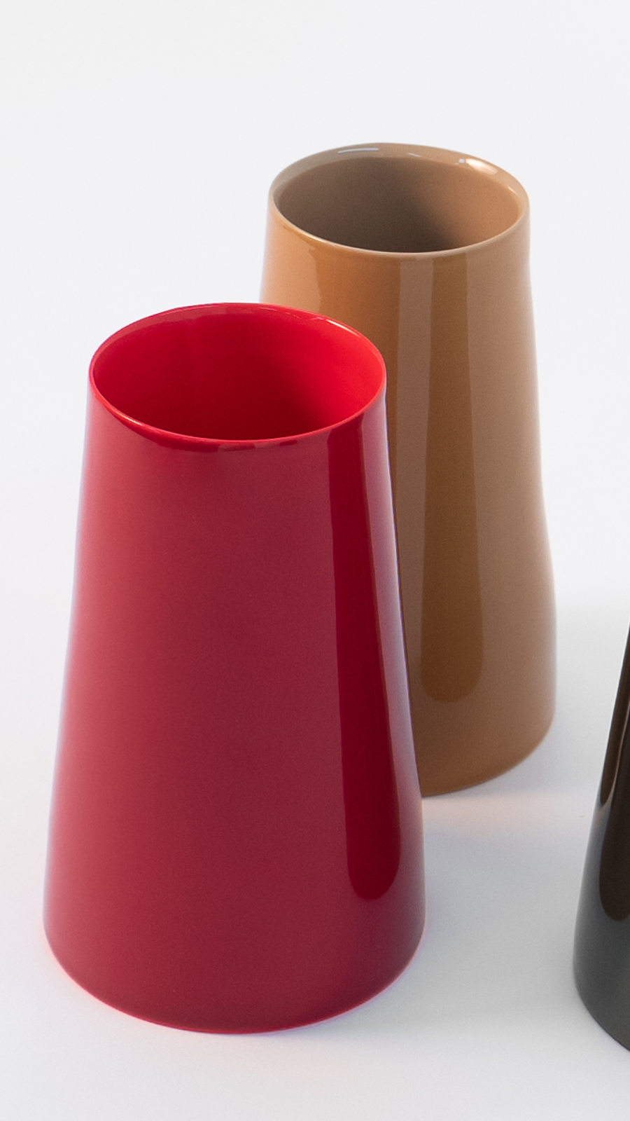 Bicolor Vase - Red