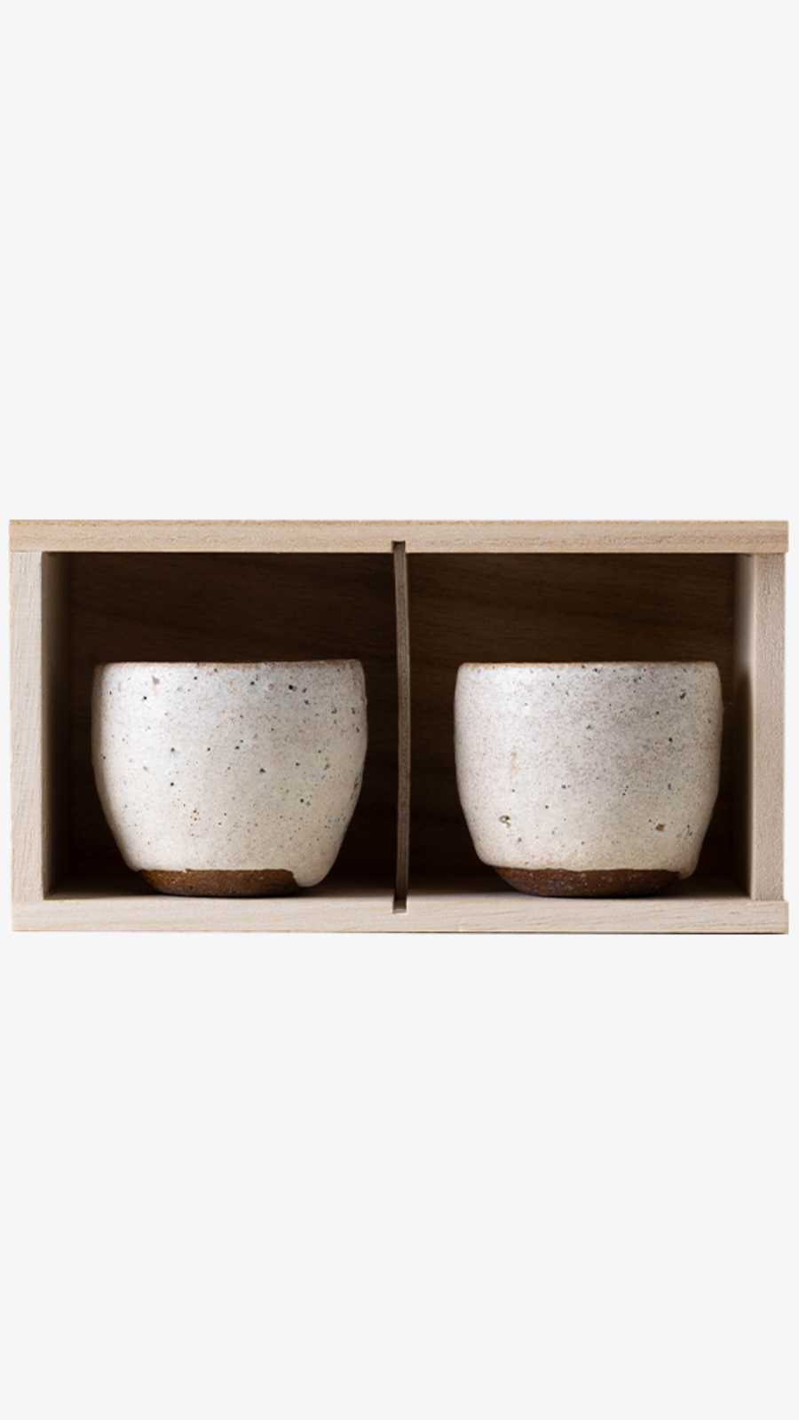 White Stone Small Cup Set (2PCS)