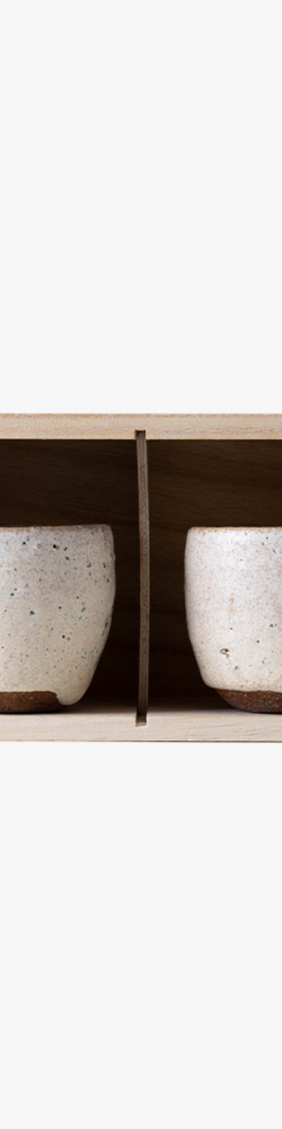 White Stone Small Cup Set (2PCS)