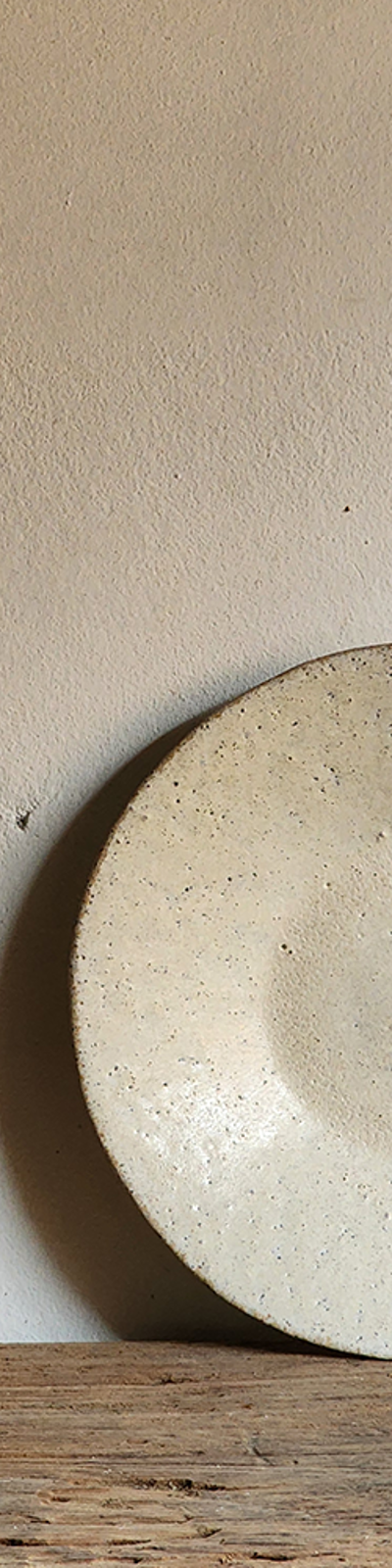 White Stone Deep Plate